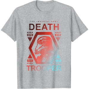 image:imageStar Wars Rogue One Imperial Army Death Trooper Gradient TShirtHeather Grey