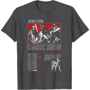 image:imageStar Wars Sith Lord Join The Dark Side Group Shot Propaganda TShirtDark Heather Grey