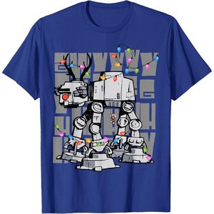 image:imageStar Wars The Clone Wars Reindeer Lights Luke Skywalker TShirtRoyal Blue