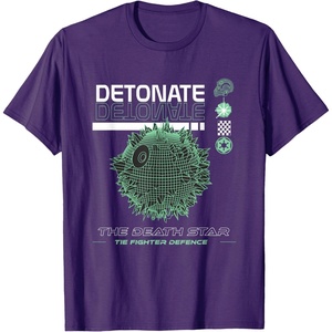 image:imageStar Wars The Death Star Tie Fighter Defence Big Chest Logo TShirtPurple