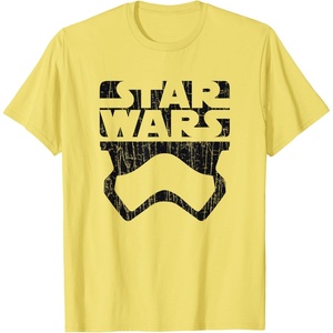 image:imageStar Wars The Force Awakens Stormtrooper Big Face Distressed TShirtLemon Yellow