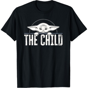 image:imageStar Wars The Mandalorian The Child Grogu Weathered Logo TShirtBlack