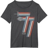 image:image1977  Retro Ships TShirtDark Heather Grey