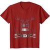 image:imageGalactic Dark Armor Control Panel Design TShirtCranberry Red