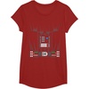 image:imageGalactic Dark Armor Control Panel Design TShirtCranberry Red