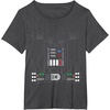 image:imageGalactic Dark Armor Control Panel Design TShirtDark Heather Grey