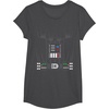 image:imageGalactic Dark Armor Control Panel Design TShirtDark Heather Grey