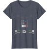 image:imageGalactic Dark Armor Control Panel Design TShirtHeather Blue
