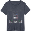 image:imageGalactic Dark Armor Control Panel Design TShirtHeather Blue