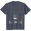 image:imageGalactic Dark Armor Control Panel Design TShirtHeather Blue