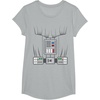 image:imageGalactic Dark Armor Control Panel Design TShirtHeather Grey