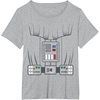 image:imageGalactic Dark Armor Control Panel Design TShirtHeather Grey