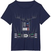 image:imageGalactic Dark Armor Control Panel Design TShirtNavy Blue