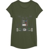 image:imageGalactic Dark Armor Control Panel Design TShirtOlive Green