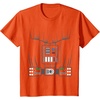 image:imageGalactic Dark Armor Control Panel Design TShirtOrange