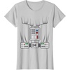 image:imageGalactic Dark Armor Control Panel Design TShirtSilver Grey
