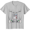 image:imageGalactic Dark Armor Control Panel Design TShirtSilver Grey