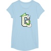image:imageGrogu  Letterman TShirtBaby Blue