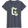 image:imageGrogu  Letterman TShirtHeather Blue