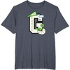 image:imageGrogu  Letterman TShirtHeather Blue