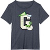 image:imageGrogu  Letterman TShirtHeather Blue