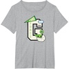 image:imageGrogu  Letterman TShirtHeather Grey