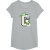 image:imageGrogu  Letterman TShirtHeather Grey