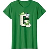 image:imageGrogu  Letterman TShirtKelly Green