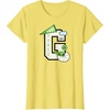 image:imageGrogu  Letterman TShirtLemon Yellow
