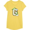 image:imageGrogu  Letterman TShirtLemon Yellow