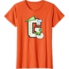 image:imageGrogu  Letterman TShirtOrange