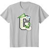image:imageGrogu  Letterman TShirtSilver Grey