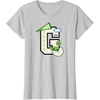 image:imageGrogu  Letterman TShirtSilver Grey