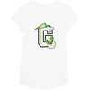 image:imageGrogu  Letterman TShirtWhite