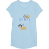image:imageStar Wars  Leia  Rebel Princess Faux Patches TShirtBaby Blue