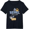 image:imageStar Wars  Leia  Rebel Princess Faux Patches TShirtBlack