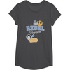 image:imageStar Wars  Leia  Rebel Princess Faux Patches TShirtDark Heather Grey