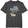 image:imageStar Wars  Leia  Rebel Princess Faux Patches TShirtDark Heather Grey