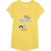 image:imageStar Wars  Leia  Rebel Princess Faux Patches TShirtLemon Yellow