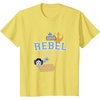 image:imageStar Wars  Leia  Rebel Princess Faux Patches TShirtLemon Yellow