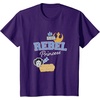 image:imageStar Wars  Leia  Rebel Princess Faux Patches TShirtPurple