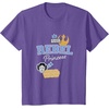 image:imageStar Wars  Leia  Rebel Princess Faux Patches TShirtPurple Heather