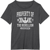 image:imageStar Wars  Property Of The Rebellion TShirtDark Heather Grey