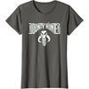 image:imageStar Wars Bounty Hunter Mandalorian Mythosaur Skull Emblem TShirtAsphalt Grey