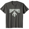image:imageStar Wars Bounty Hunter Mandalorian Mythosaur Skull Emblem TShirtAsphalt Grey