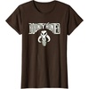 image:imageStar Wars Bounty Hunter Mandalorian Mythosaur Skull Emblem TShirtBrown