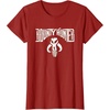 image:imageStar Wars Bounty Hunter Mandalorian Mythosaur Skull Emblem TShirtCranberry Red
