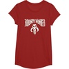 image:imageStar Wars Bounty Hunter Mandalorian Mythosaur Skull Emblem TShirtCranberry Red