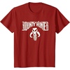 image:imageStar Wars Bounty Hunter Mandalorian Mythosaur Skull Emblem TShirtCranberry Red