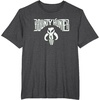 image:imageStar Wars Bounty Hunter Mandalorian Mythosaur Skull Emblem TShirtDark Heather Grey